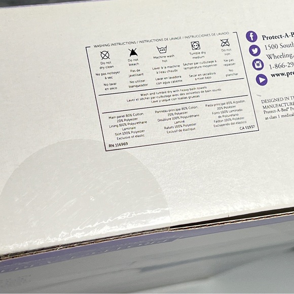 Protect-A-Bed Premier Mattress Protector Twin XL Soft Waterproof College Dorm - Picture 9 of 13